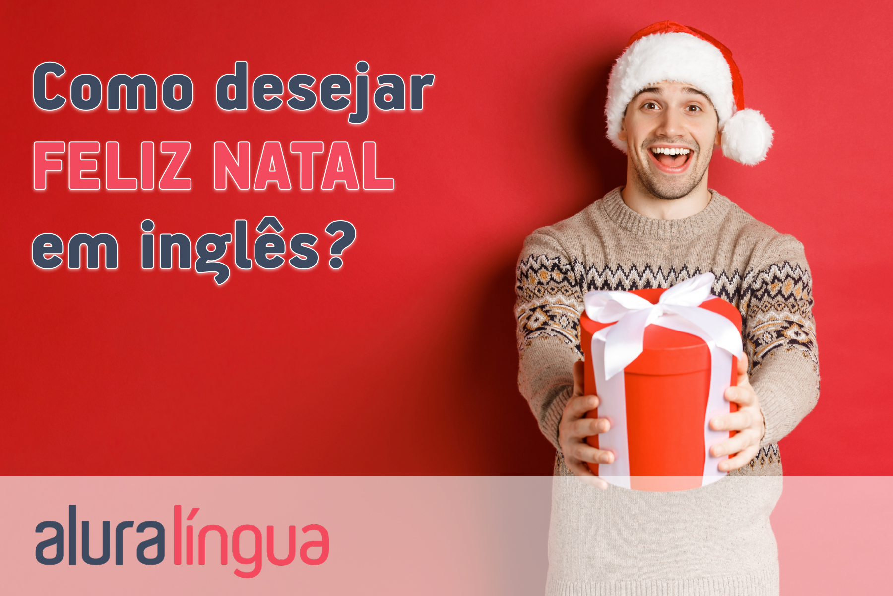 Como desejar Feliz Natal em inglês #inset