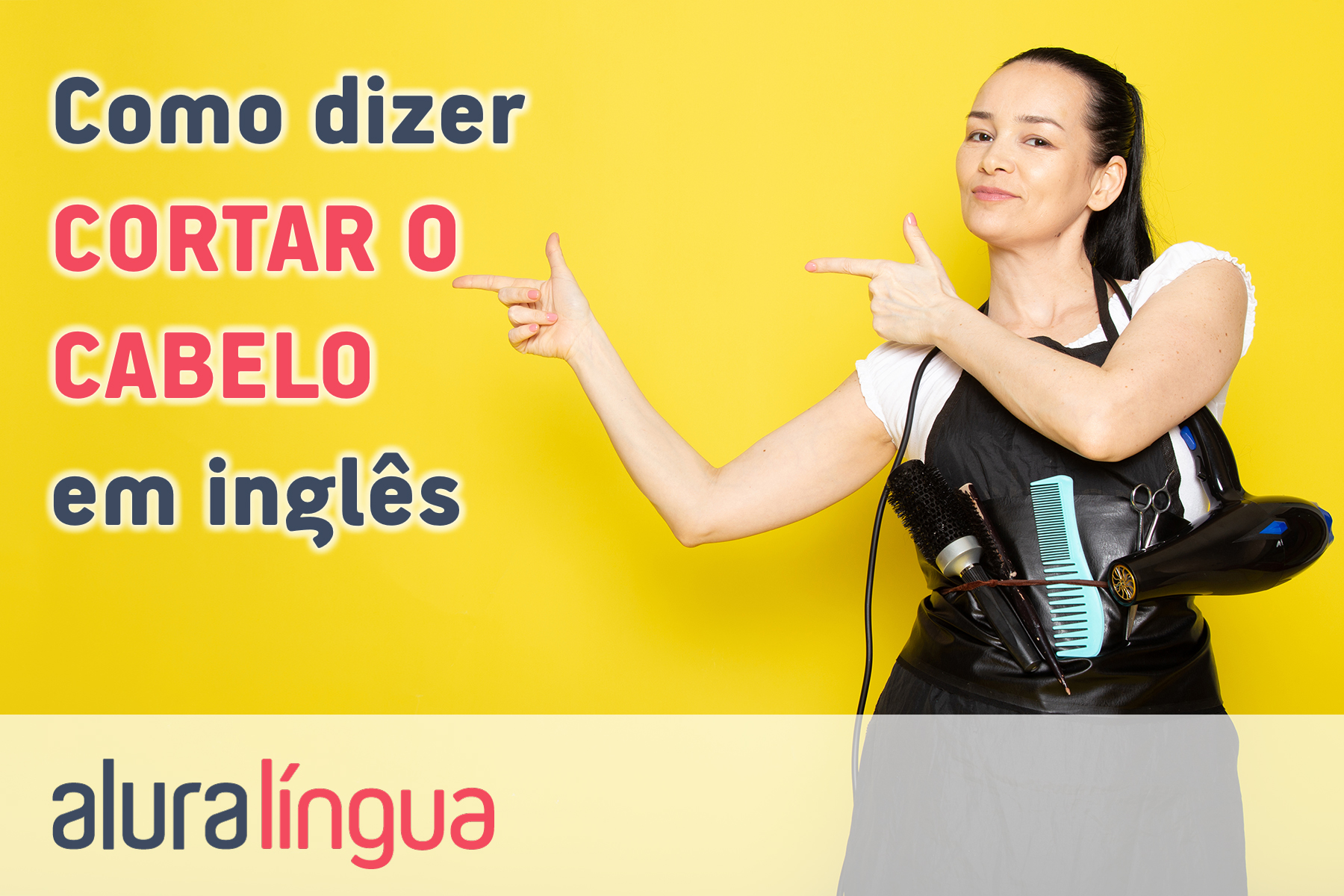 Como dizer cortar o cabelo em inglês #inset