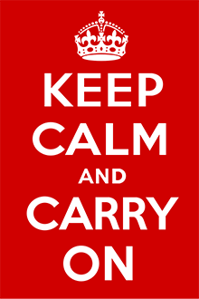 Keep Calm and Carry On #inset