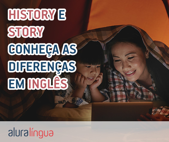 Qual a diferença entre HISTORY e STORY em inglês #inset