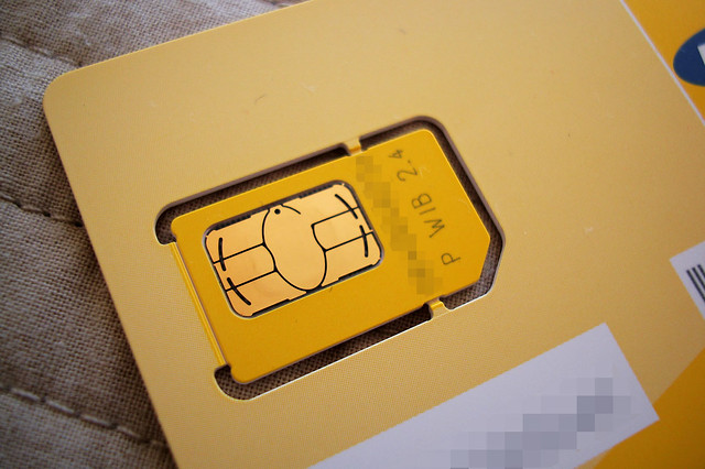 O que significa SIM card #inset